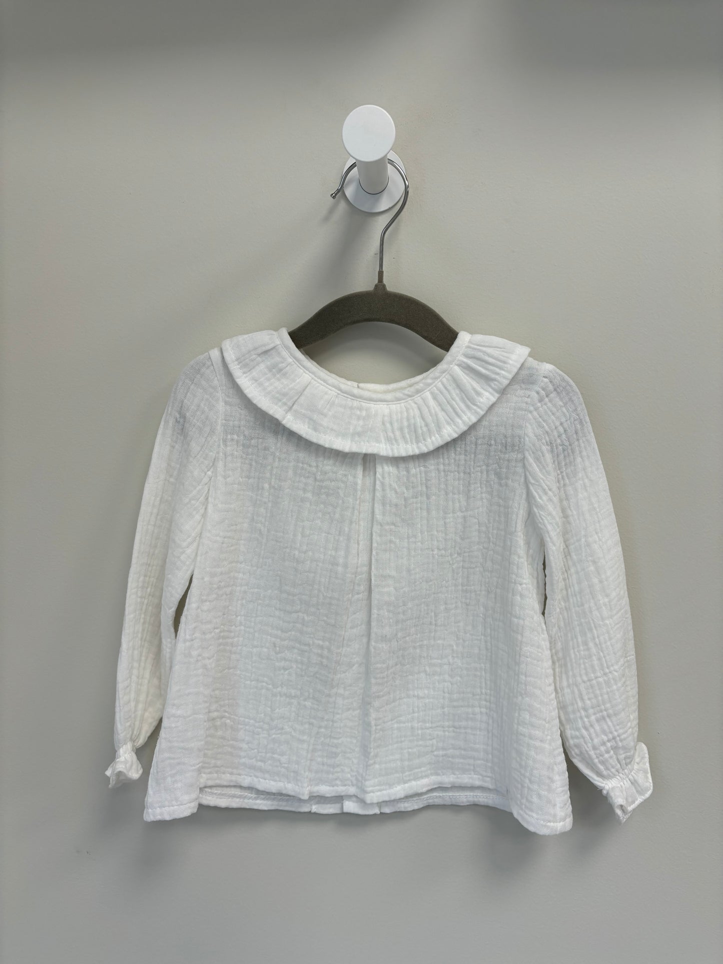 BLUSA BAMBULA CUELLO VOLANTE